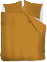 At Home dekbedovertrek Easy ochre - lits jumeaux XL (260x200/220 cm incl. 2 slopen)