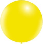 Lichtgele Reuze Ballon 60cm
