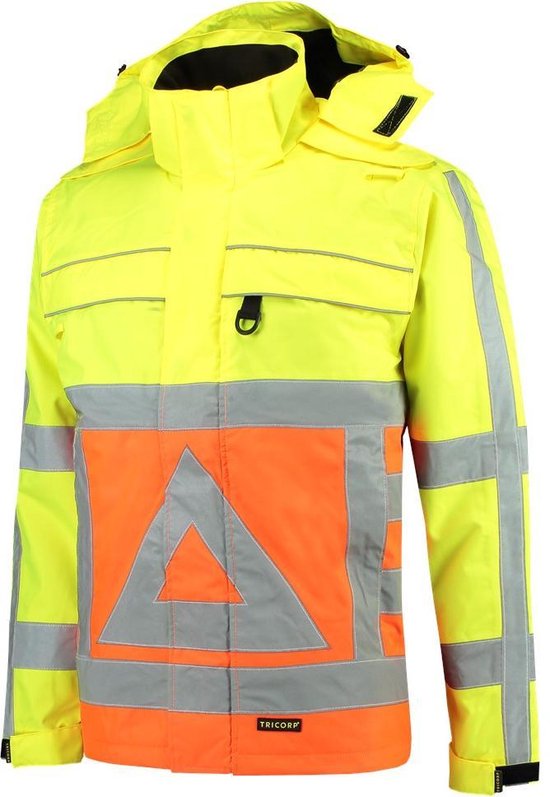 Tricorp Parka verkeersregelaar - Workwear - 403001 - Fluor Oranje-Geel - maat L