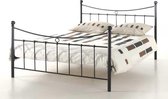 Bed 'Sacha' Zwart 160x200 met lattenbodem (2c)