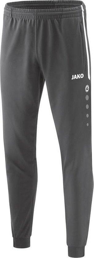 Jako - Polyester trousers Competition 2.0 JR - Polyesterbroek Competition 2.0 - 128 - Grijs