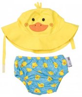 Ensemble de couches de bain UV Zoocchini Puddles the Duck taille L.