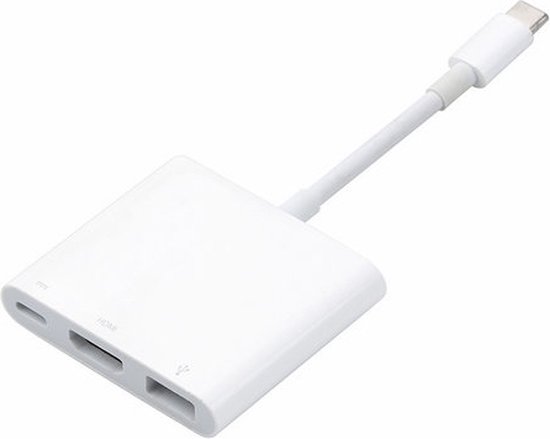 USB C naar HDMI / USB A / USB C adapter voor MacBook, iPad Pro (2018 / 2020  / 2021 /... | bol.com