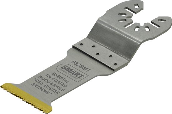 SMART Blades Pro Multitool Zaagblad - 32x55mm - Bi Metaal Titanium Gecoat  -... | bol.com