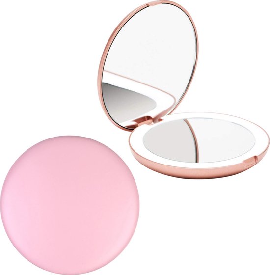Make-up en scheerspiegel staand model met verlichting, vergroot 10 maa – Worldwide Vision