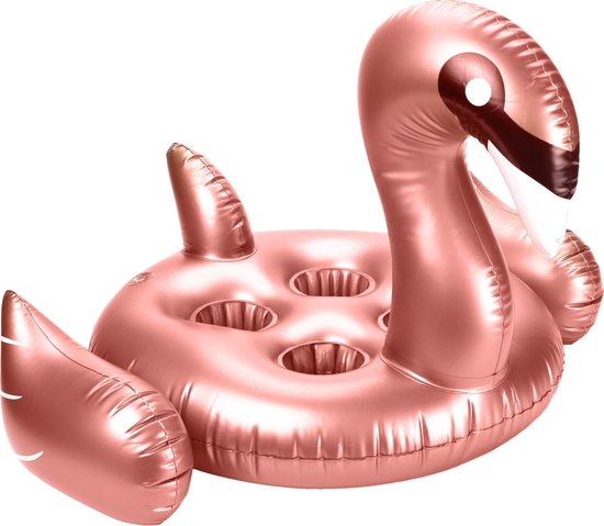 Sunnylife Opblaasbare bekerhouder Flamingo Roze - 55x54x40cm