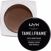 NYX Professional Makeup Tame & Frame Brow Pomade - Brunette TFBP03 - Wenkbrauwgel - 5 gr