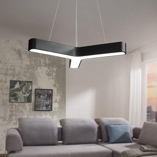 Commerciële Aluminium Lineaire Hanglamp 1.2M 4ft Moderne Rechthoekige Vorm Led L