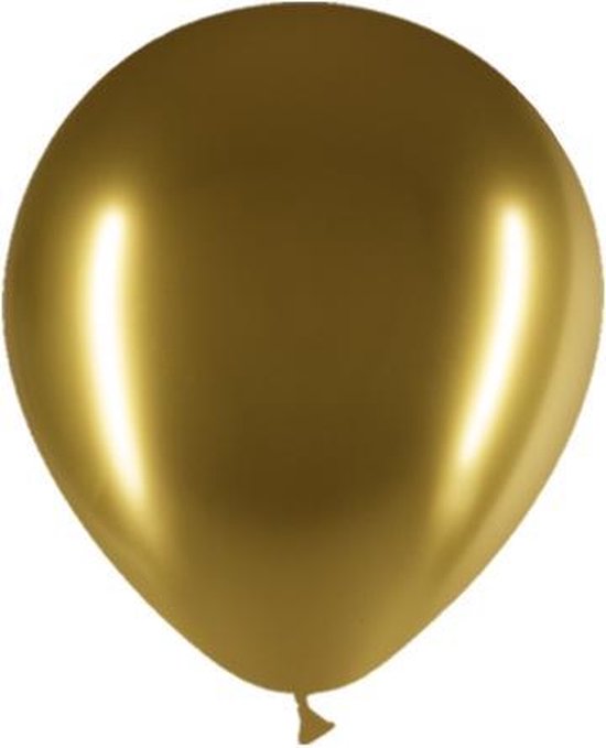 Ballons dorés Chrome 30cm 50 pièces