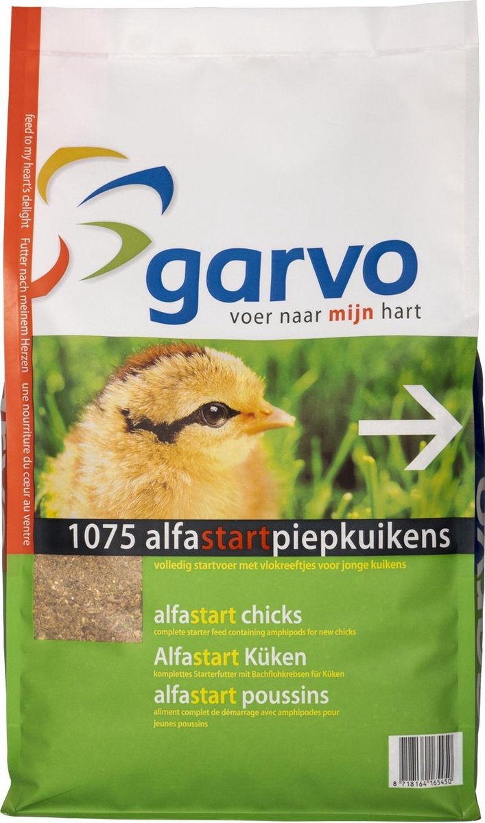 Garvo Alfastart Piepkuikens 4 kg