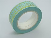 Washi Tape set - blauwe mini's | 5mm x 10m.