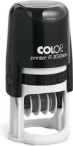 Colop Printer R30/D Zwart - Stempels - Datum stempel Nederlands - Stempel afbeelding en tekst