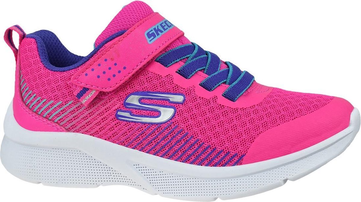 Skechers Microspec meisjes sneakers - Roze - Maat 32 | bol.com