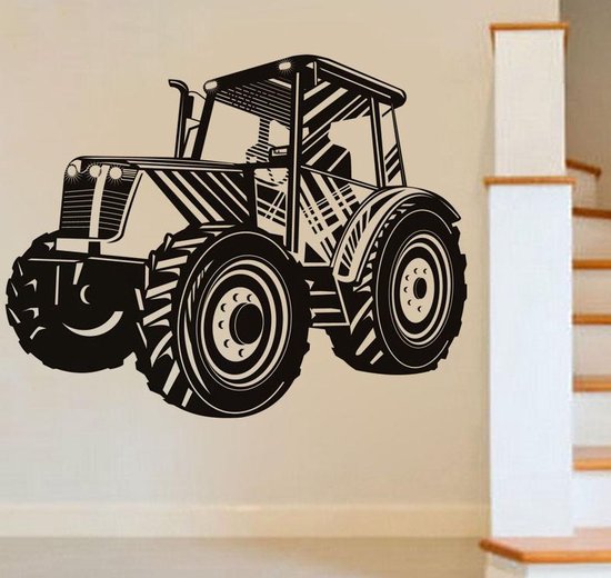Tractor Muursticker | 60x50cm | | bol.com