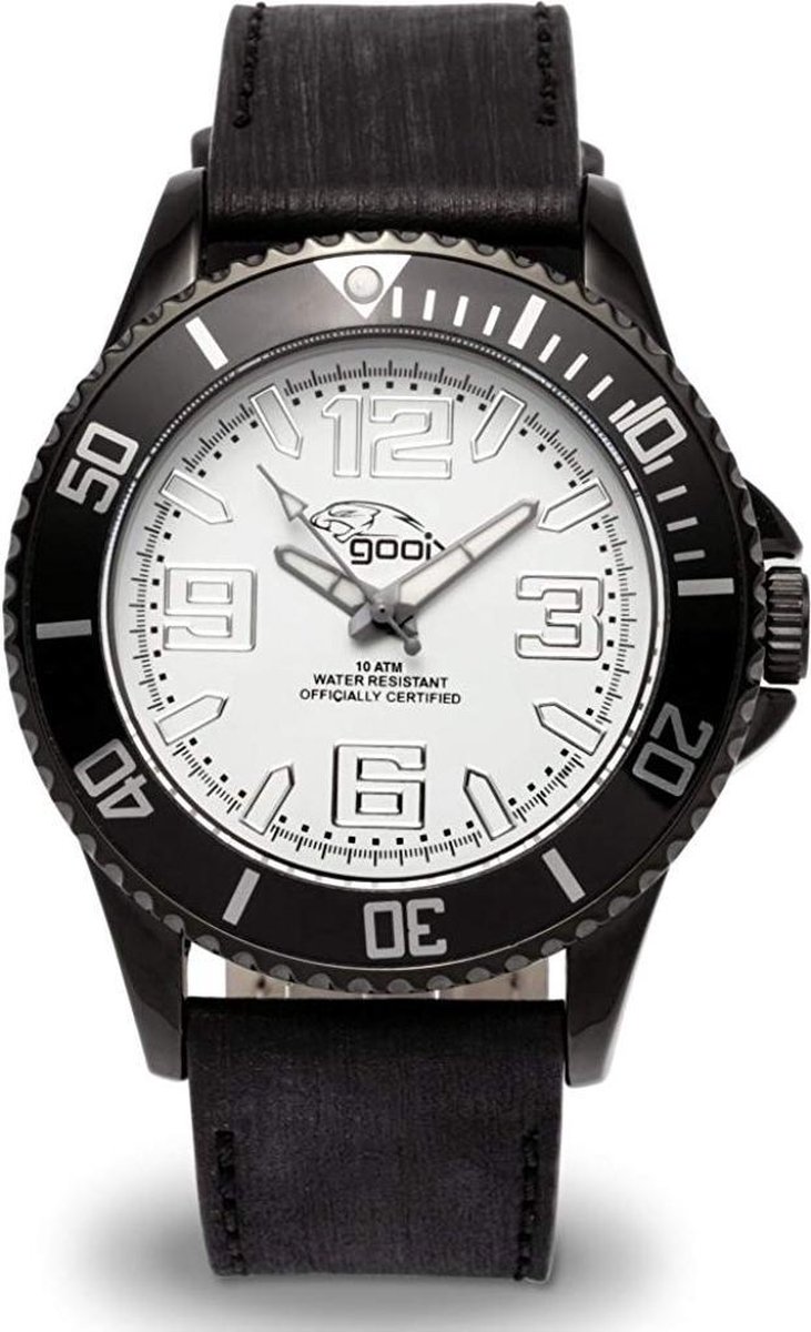 Gooix - Heren Horloge GX-06005-001 - Zwart