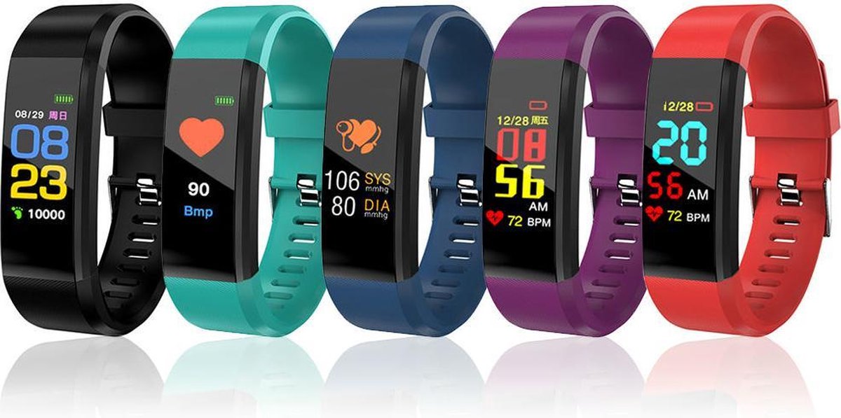 SAMMIT? Dames Activity Tracker Paars met Stappenteller Activity