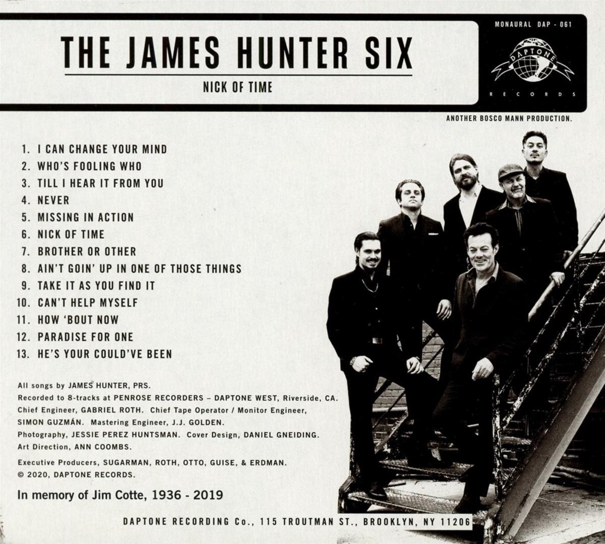 Nick Of Time James Hunter Six Cd Album Muziek Bol Com