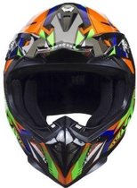CGM Helm Kid Cross 209G Winnaar - Kind - Oranje Deco