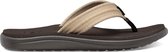 Teva M Voya Canvas Flip Heren Slippers - Zwart/Zand - Maat 40,5