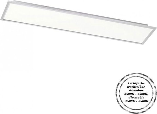 Wofi Leuchten wofi led plafondlamp liv 42w vast ingebouwd 3200lm | bol.com