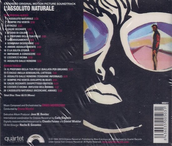 Assoluto Naturale Ennio Morricone Cd Album Muziek 