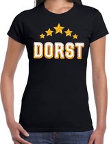 DORST drank fun t-shirt zwart voor dames - bier drink shirt kleding XL