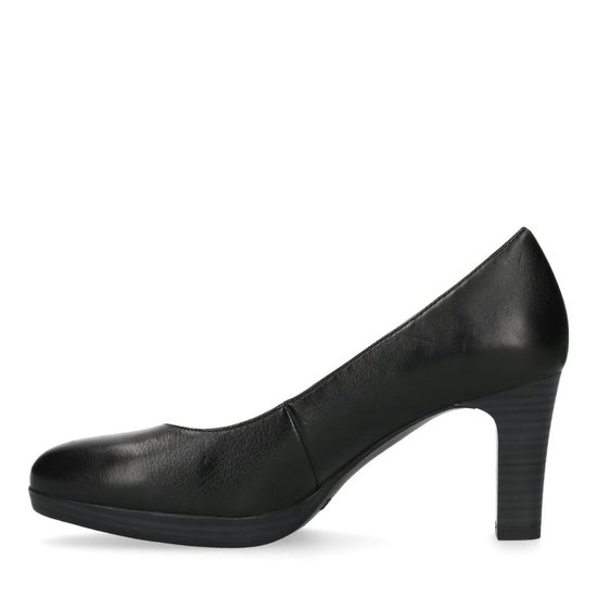 | No Stress Dames Zwarte leren pumps Maat 40 Leren pumps met open neus | Dames | MANFIELD | Hakken, Pumps