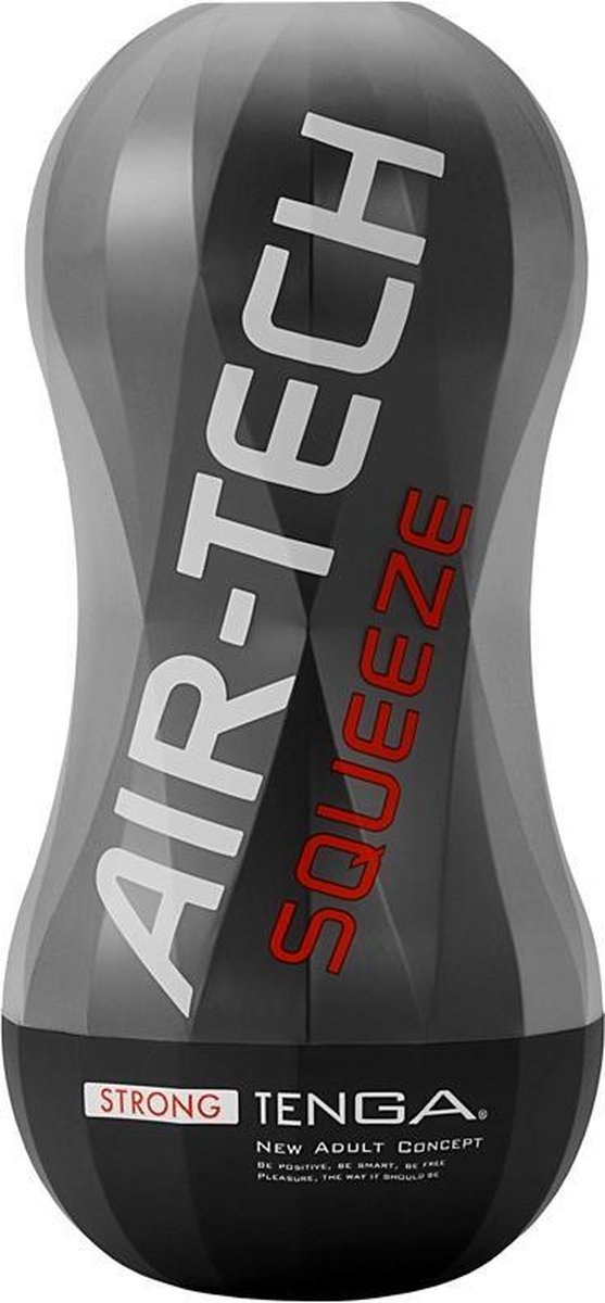 Tenga - Air-Tech Squeeze Masturbator - Strong - Zwart