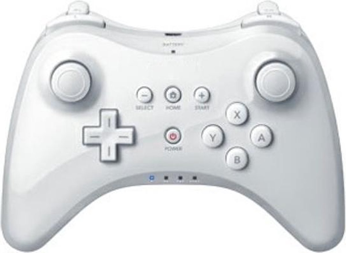 Draadloos Wireless Controller geschikt voor Wii U Pro Wit