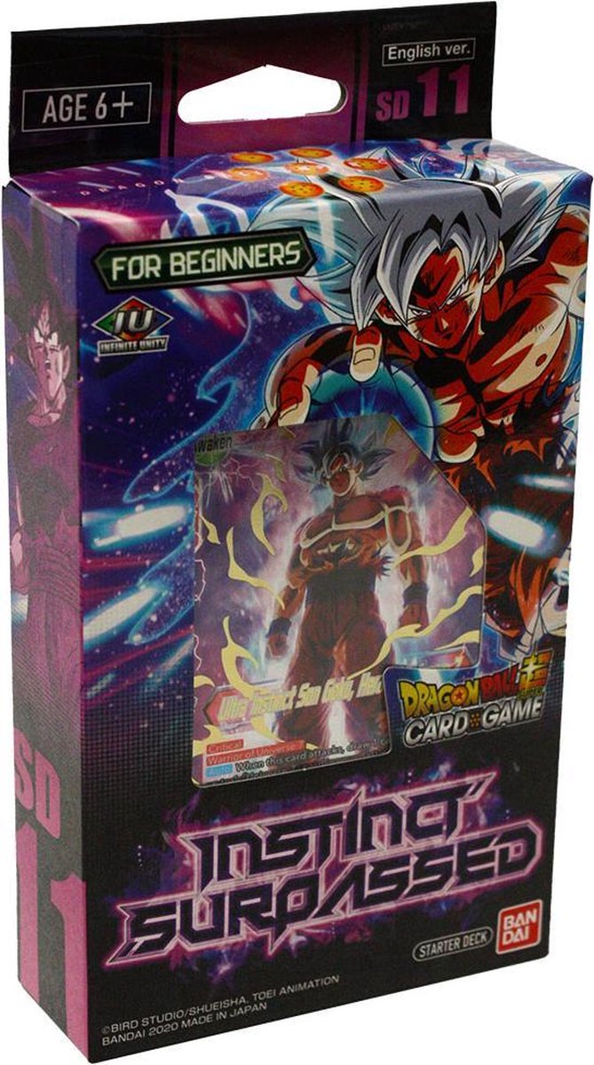 TCG Dragon Ball SCG Starter Deck - Instinct Surpassed (SD11) DRAGON BALL |  Jeux | bol