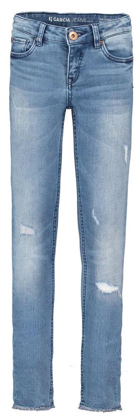 GARCIA Sara Meisjes Skinny Fit Jeans Blauw - Maat 158 | bol.com