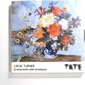 Blanco wenskaartjes van J.M.W. Turner: A Vase of Lilies Dahlias and Other Flowers