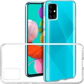 Samsung Galaxy A41 hoesje - Soft TPU case - transparant