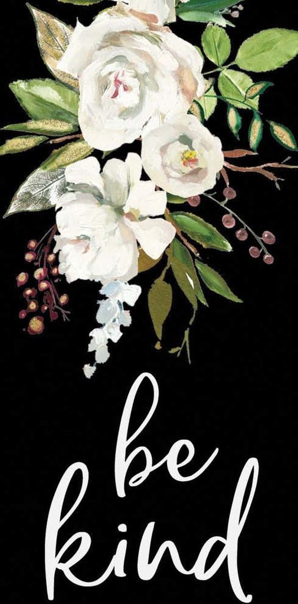Decoratief Beeld - Tabletop Word Block Be Kind - Hout - 316europe - Bruin