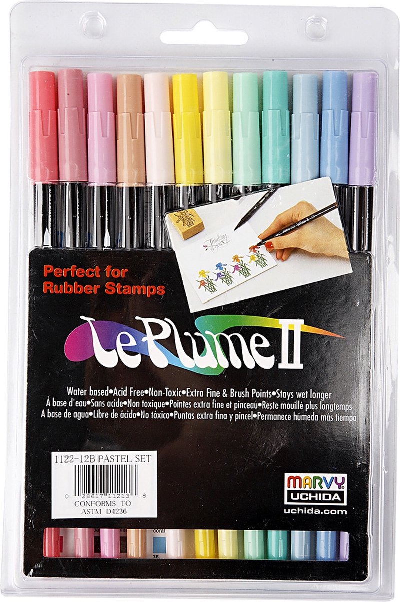 Creotime Markers Pastelkleuren 12 Stuks