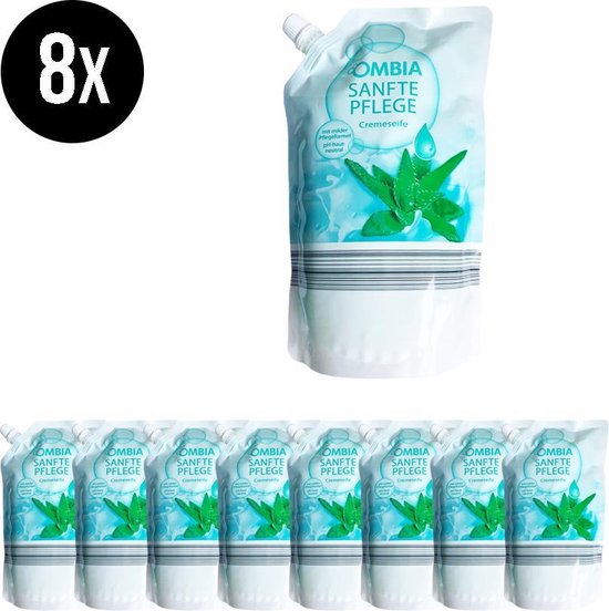 Ombia Hygine Handzeep Navulling 'Alo Vera' 8 stuks 6000ml -  Voordeelverpakking | bol