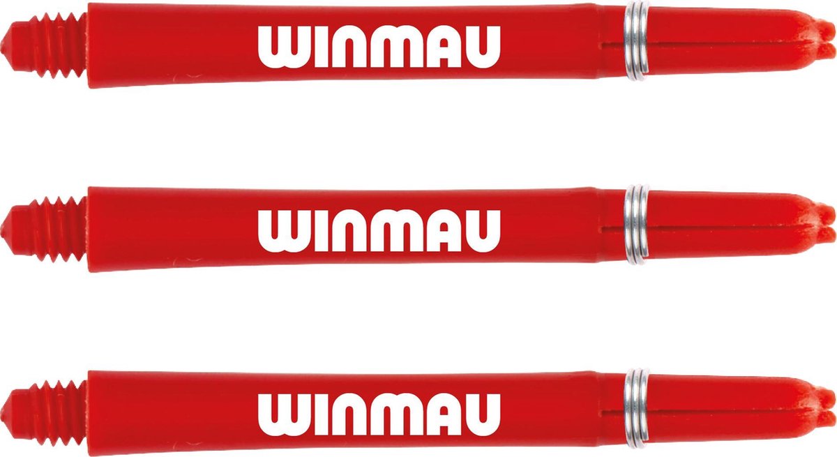 Winmau Dart Shafts Nylon Signature - Rood - Medium - ()