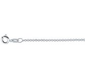 Glams Ketting Anker Rond 1,2 mm 45 cm - Zilver