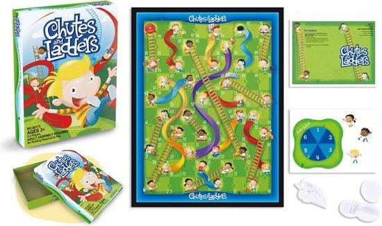 Chutes and Ladders Bordspel voor | Bordspel familiespel | Kinder... | bol.com