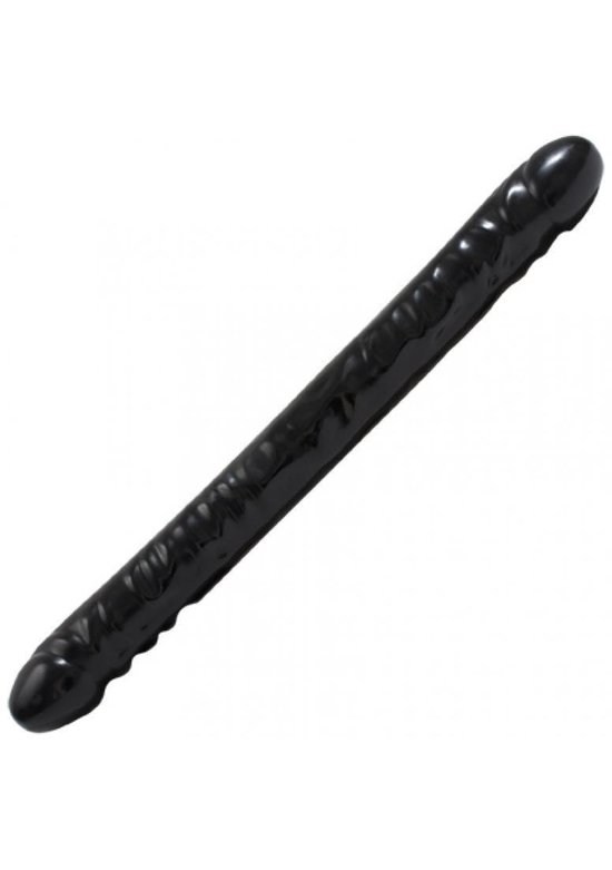 Zwarte dubbel dildo