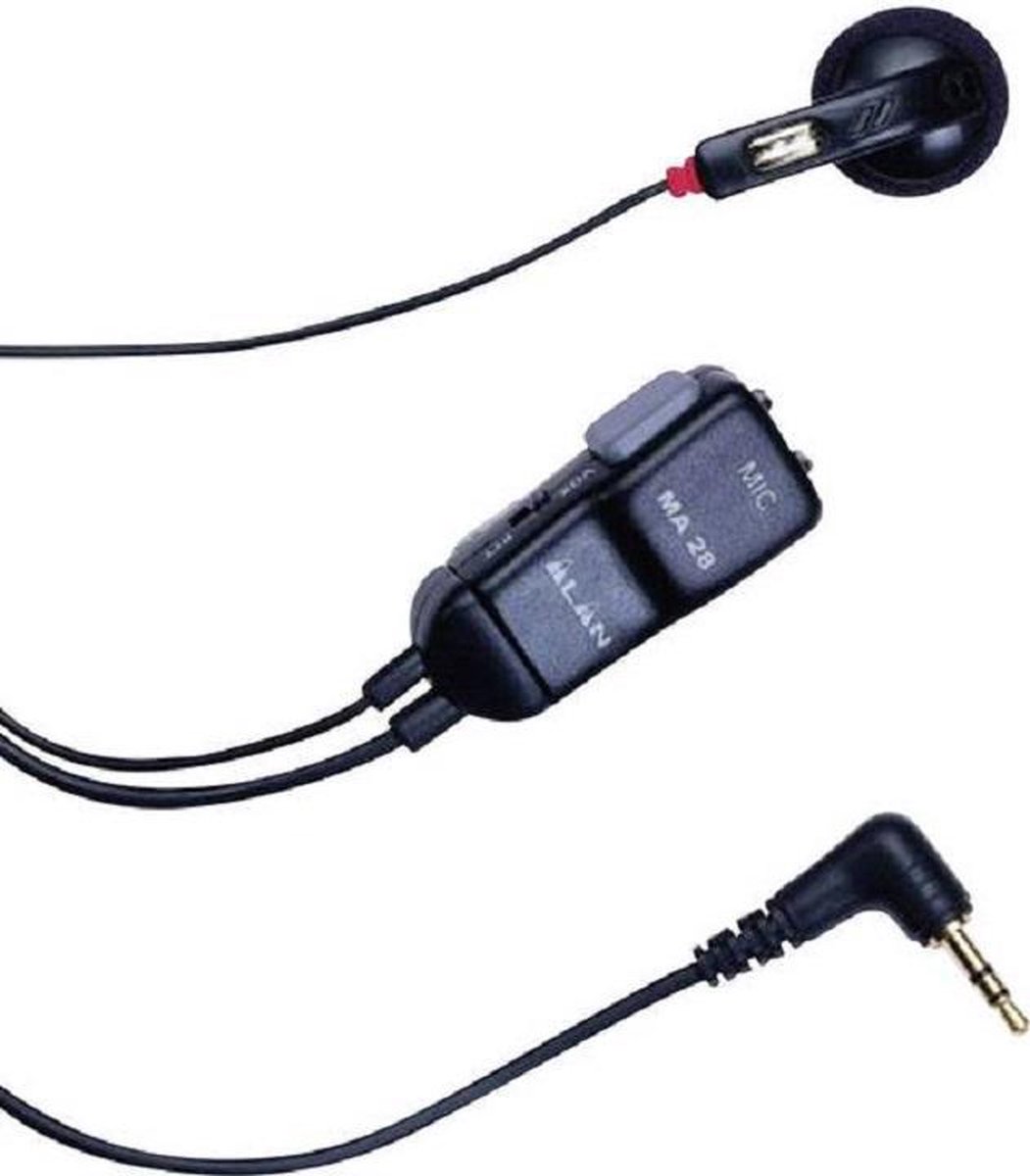 Midland MA28-G5 Monauraal In-ear Zwart