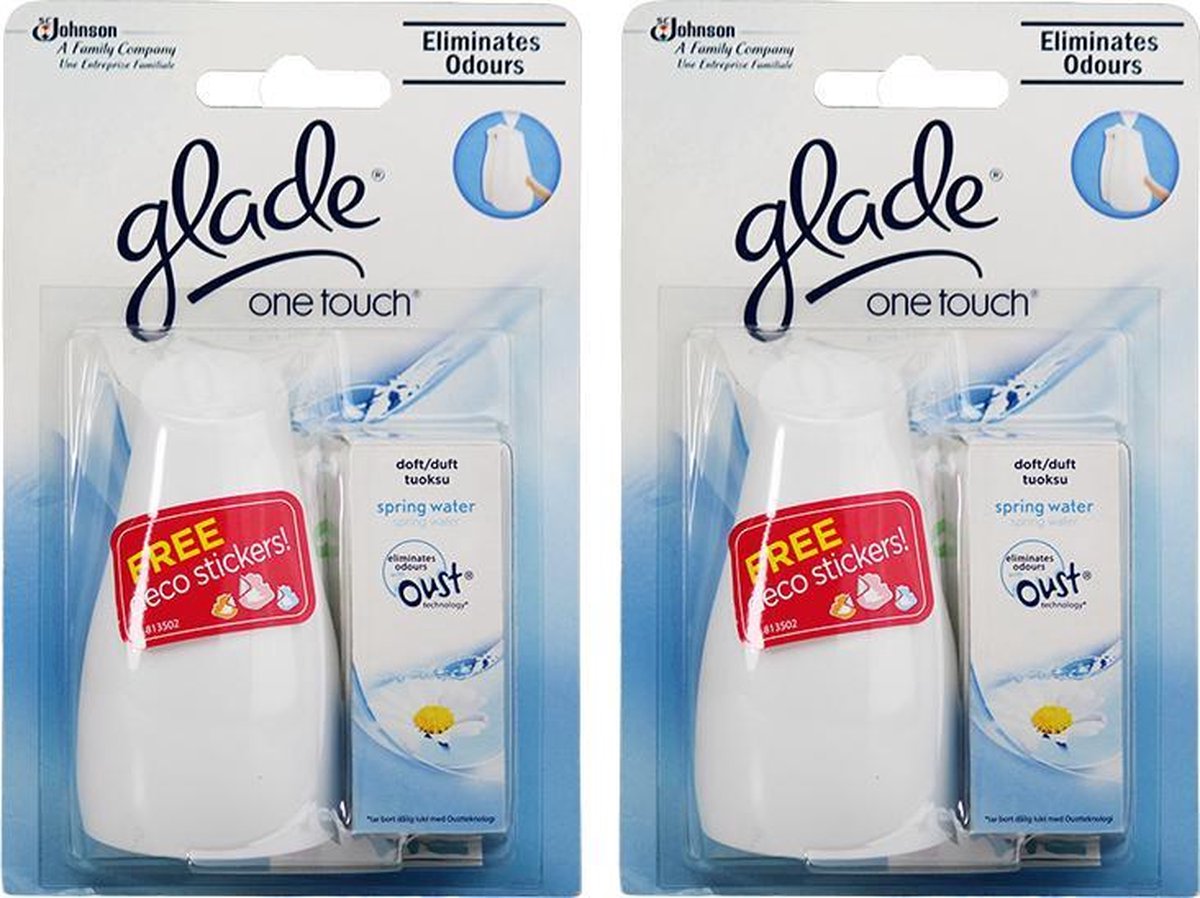 Bol Com Glade One Touch Spring Water X2 Voordeelverpakking