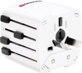 Skross - MUV Micro Universele Wereldreisadapter - Zwitserse Kwaliteit - 100 V – 250 V