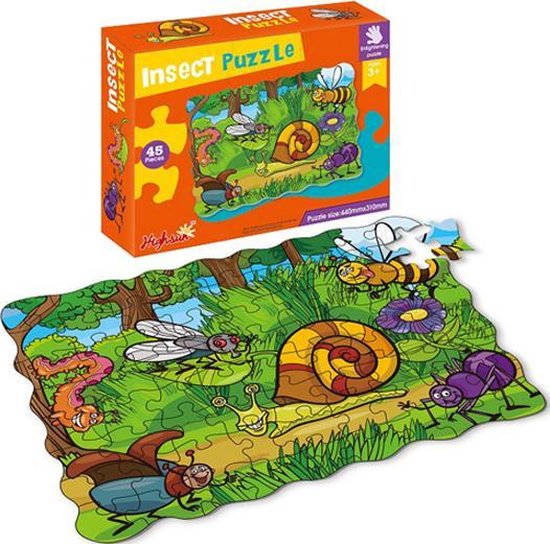 viel echo Fjord Kinder Puzzels 3 jaar – Insecten Speelgoed | Insecten Puzzel | Puzzelen  voor kinderen... | bol.com