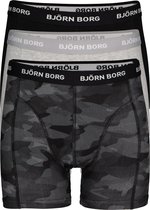 Björn Borg boxershorts Essential (3-pack) - heren boxers normale lengte - zwart Black beauty - Maat: XXL