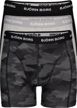 Björn Borg boxershorts Essential (3-pack) - heren boxers normale lengte - zwart Black beauty - Maat: M