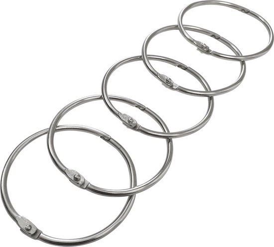 Rucoe Flashkaarten, 6 Pack 300 Revisie, 5,5 x 9 cm, blanco flashcards op een ring, CARD_STOCK, 300 vellen
