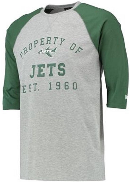 New Era VTG Prop Raglan S Jets Shirt