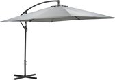 Bol.com Garden Impressions Corfu parasol 250x250 - donker grijs - licht grijs aanbieding
