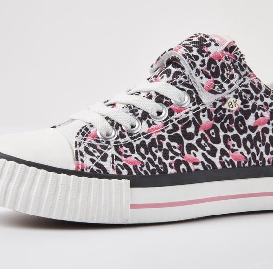 MASTER LO Meisjes lage sneakers flamingo panterprint - Panterprint - maat  30 | bol.com